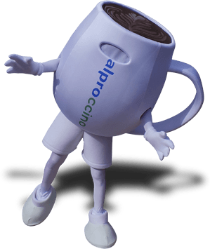 COFFEE CUP MASCOT COSTUME
