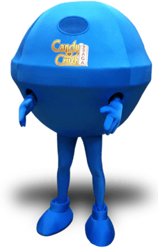 CANDY CRUSH SAGA MASCOT COSTUME
