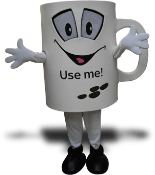 MUG MASCOT COSTUMES
