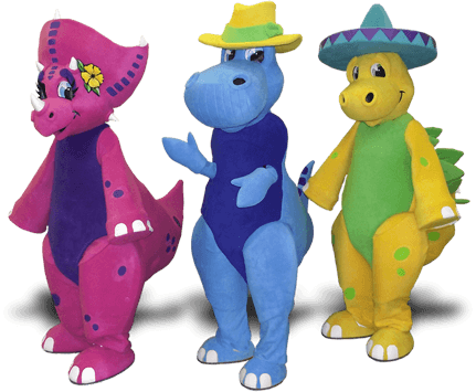 DINOSAUR MASCOT COSTUMES