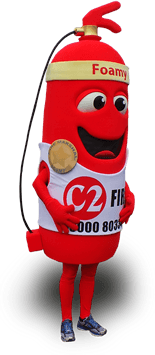 FIRE EXTINGUISHER MASCOT COSTUME