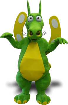 GREEN DRAGON MASCOTS
