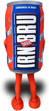 DRINKS CAN MASCOT COSTUMES