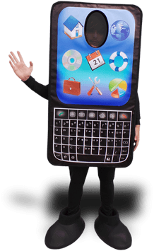 MOBILE PHONE CHARACTER COSTUME