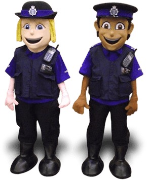 PCSO MASCOT COSTUMES FOR POLICE