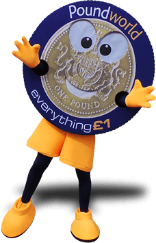 POUNDWORLD CHARACTER COSTUME