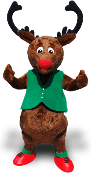 REINDEER MASCOT COSTUME