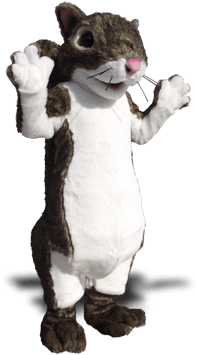 SQUIRREL MASCOT COSTUME
