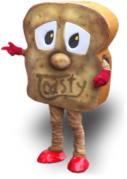 TOAST MASCOT COSTUMES